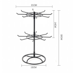 Ehete vitriin, 2-astmeline &uuml;mmargune metallist kaelakee, riputamiseks k&otilde;rvar&otilde;ngad s&otilde;rmused k&auml;ev&otilde;rud k&auml;ev&otilde;rud juuksepaela hoiurest