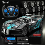 2,4G RC auto m&auml;nguasi Drift Racing kaugjuhtimispult auto suurel kiirusel maastikul RC auto RC v&otilde;idus&otilde;iduauto m&auml;nguasi lastele kingitused sinine