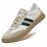 Mood vabaaja nahast meeste v&auml;lireisijalatsid Mugavad hingavad n&ouml;&ouml;riga tossud vaba aeg k&otilde;ndimine rulajalatsid Moetreenerid 38 must