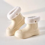 Naiste veekindlad puuvillased sussid kantakse talvel, lumesaapad, fliis, paksendatud, soojad puuvillased kingad vihmastel p&auml;evadel 35