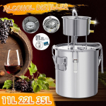 3/6/9 gallon 22/11/35 liitrit vasktoru Moonshine Still Spirits Vesi Alkoholi destilleerija Kodupruulimisveini valmistamise komplekt 6L