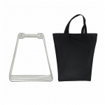 Kokkupandav jahutihoidja Kokkupandav jahutihoidja rauast pakiraamihoidja matkaboksi kronstein S must