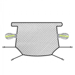 Magnetiline Auto Esiklaasi Kate Automaatne P&auml;ikesekaitsekate Talvine J&auml;&auml;- ja H&auml;rmakaitse P&auml;ikesekaitse Veekindel Autokate must
