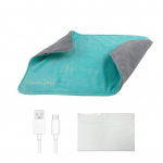 Crystal Soft Electric Warmer Lightweight USB Heating Pad For Cozy Nights Built-in Temperature Sensor blue kollane