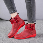 Moodsad Poolsaapad Naiste Nahk Naistejalatsid Vintage Slip on Punk Soojad L&uuml;hikesed Saapad Lamedad Naiste Kingad Naised Jalatsid Kevad 35 must