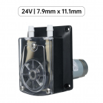 GROTHEN DC 24V peristaltiline pump suure vooluhulgaga vedeliku doseerimispump 1500mlmin 2 rullikut koos 24V