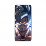 Coque Oppo A17 Dragon Ball Z GOKU Ultra instinct face &eacute;nerv&eacute; Maniacase