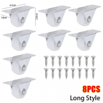 8 tk Pr&uuml;gikasti Hoiukast Pesukorv Suundrattad Sahtlialus Tarvikud Plastm&ouml;&ouml;bli Rullik V&auml;ike 1 toll