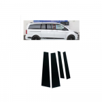 Autoakna liistukate Mercedes-Benz V-klassile Vito W447 220d 2015~2025 Sammaspostide Ukse Must Kleebis Decal Tarvik must