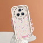 Pehme silikoonist ruudukujuline redelprintimise mustriga telefoni korpus, t&auml;iskaanega kaamera p&otilde;rutuskindel kummist &uuml;mbris Huawei Honori jaoks Honor X7 valge