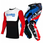 motokrossi k&auml;igukomplekt lastele 4 5 6 7 8 9 10 11 12 13 aastat Noor laps Mootorrattapoiss t&uuml;druk Jersey Pant Kits v&otilde;istluskost&uuml;&uuml;m Off-road Enduro MX MTB S-20
