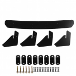 Tagumise p&otilde;rkeraua huulehajuti spoiler l&auml;ikiv must Sporty Look Tagumise p&otilde;rkeraua huulekorpuse komplekt MK6 Standard jaoks