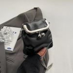 Mini PU nahast kott naistele rihm huulepulk k&otilde;rvaklapikott &uuml;hev&auml;rviline &otilde;lakotid trendikas uus