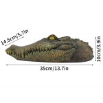 Vaigust krokodillipea kujund loomakujukesed veetiik peibutus krokodillipea ujuv tiigi ornament Loominguline h&otilde;ljumine One Size
