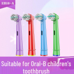 EB10-A-&uuml;hilduv laste elektriline hambaharjapea, 4 komplekti Children's Cleaning Type