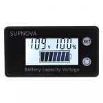 Mini Aku Mahutavuse Indikaator DC 10V-100V Pliiakud Liitium LiFePO4 Auto Mootorratas Voltmeeter Pinge M&otilde;&otilde;dik 12V 24V 48V 72V