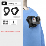 Magnetilise imemise tugi DJI Action 4 Gopro 11 Insta360 X3 tugeva magnetiga adsorptsiooniga rinnahoidja jaoks V&otilde;tke esimese isiku kronstein