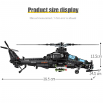Tehniline S&otilde;jav&auml;e Helikopter Z-10 Mudel Ehitusklotsid Linna SWAT Relvastatud Lennuk R&uuml;ndekopter S&otilde;jalaev Klotsid M&auml;nguasjad Lapsele T&auml;iskasvanule Kingitus No Original Box