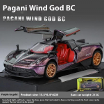 1/32 Pagani Huayra BC Super Sportauto Sulamist Metallist Valatud Mudelauto Kohvikuraamaturiiuli Kaunistus Vitriini Kaunistused Karbis Kingitus S&otilde;brale lilla