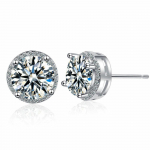 &Uuml;mmargused tsirkoonist k&otilde;rvar&otilde;ngad naistele, 2-karaadised k&otilde;rvar&otilde;ngad copper valge kulla v&auml;rv