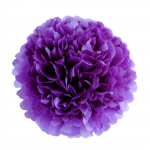 1tk komplekt 7,8-tolline lilla paberist lillede kaunistused s&uuml;nnip&auml;evapeoks Lillepallid Paber Pom Pom paberist pallid Pom Pom paber 7.8 inch