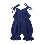 Summer baby cute jumpsuit fashion Ha Yi tie foot climbing clothes 100