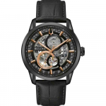 BULOVA Classic Sutton Skelettkella sihverplaat Automaatne Meeste k&auml;ekell 98A283 must