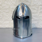 Keskaegne Barbuta Kiiverdatud S&otilde;dalane  R&uuml;&uuml;tli Relvakoda  Terasest Kiiver  Cosplay Kost&uuml;&uuml;m Halloweeni Rekvisiidid