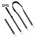 3 tk Koerte hooldamise k&otilde;hurihmad koos klambriga pikendusaasaga, reguleeritava disainiga, h&otilde;lpsasti kasutatavad lemmikloomade hooldusk&ouml;ied v&auml;ikesele keskmisele koerale 3pcs must