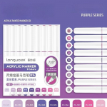 9 tk Akr&uuml;&uuml;lv&auml;rvi markerite komplekt, segatavad, mitmev&auml;rvilised, pehme pintselotsaga, joonistamiseks, maalimiseks, isetegemiseks, kooli kunstitarbed