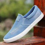 Suvised tossud Denimjalatsid Jalatsid Meeste l&otilde;uendijalatsid Slip-on tossud Meeste baleriinad Hingavad mokassiinid meestele EU46/CN47 helesinine v&auml;rv