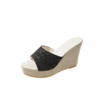 Sussid Naiste Kontsaga Sandaalid Naiste Kingad Kontsad Platvorm &Uuml;ks s&otilde;na Sussid Designer Wedge Suede Suured Veekindel Suve Uus 35