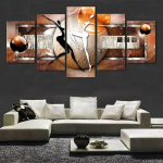 Abstraktne kunst Paar tantsimas 5 paneeliga l&otilde;uendipilt Prindi Seinakunst L&otilde;uendimaal Seinakujundus elutuppa Plakat Raamita 40x60cm*2 40x80cm*2 40x100cm*1