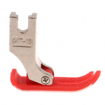 1 tk t&ouml;&ouml;stusliku &otilde;mblusmasina jalg Mt-18 kergete kangaste &otilde;mblusmasina tarvikute jaoks Pressijalg tasapinnaline press punane