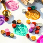 Uued pitsivaha pulgad retro pitsatiga pulga jaoks pulmad &uuml;mbrik kaart graanulid