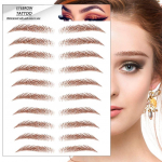 6D Hair-Like Authentic Eyebrows Grooming Shaping Brow Shaper Makeup Brow sticker one size