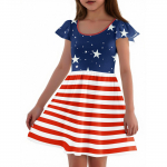 T&uuml;drukute v&auml;ikelapse varrukakleit kleidid vabaaja peo koolikleidid riided t&uuml;drukutele 120 sinine