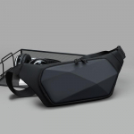 Spordiv&ouml;&ouml; kott, Suure mahutavusega &uuml;he &otilde;la risti keha kott, Personaliseeritud mood, &Auml;rireiside trend, K&otilde;va Meeste rinna kott must