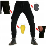 +Multi Bag Leggings Cargo p&uuml;ksid + mootorratta s&otilde;idup&uuml;ksid meeste + vabaaja mootorratta teksad + kukkumisvastased p&uuml;ksid 4X