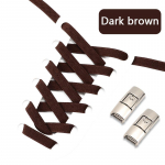 V&auml;rvilised Press Lukk Kingapaelad ilma sidemeteta Elastsed Paelad Tossud 8MM Laiendatud Lamedad Ilma lipsuta Kingapaelad Laste T&auml;iskasvanute kingapaelad