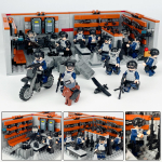 S&otilde;jaline seeria Politsei Eri&uuml;ksuse Varustus Arsenali Ehitusklotsid M&auml;nguasjad