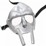 H&otilde;bedane MF DOOM mask Hull Villane Gladiaatori n&auml;omask Armor Keskaegne k&auml;sitsi sepistatud mask Halloweeniks, s&uuml;nnip&auml;evapeoks, kingituseks