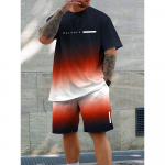 Havai stiilis meeste T-s&auml;rk rannap&uuml;ksid &uuml;likond igap&auml;evane vabaaja stiilne meeste l&uuml;hikeste varrukatega top vaba&otilde;hupuhkus meeste sportlikud l&uuml;hikesed p&uuml;ksid 6XL