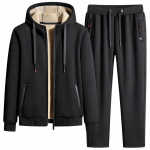 Meeste Lambaka&scaron;miirist Komplektid Dressipluus Mehed Talvine Villane Kapuutsiga Pusa Paks Soe Spordir&otilde;ivas Meeste &Uuml;likond Kaheosaline Komplekt Vabaaja Komplektid XS