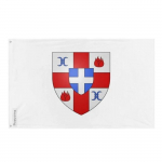 Drapeau - Saint-Georges - 60 x 90 cm - Pol&uuml;ester - J&auml;lje rekto/verso - &OElig;illets en fer