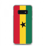 Coque T&eacute;l&eacute;phone &ndash; Samsung &ndash; Galaxy S21 Plus &ndash; Drapeau Ghana &ndash; Souple &ndash; mitmev&auml;rviline