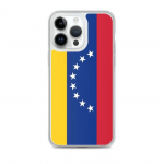 Coque iPhone &ndash; mitmev&auml;rviline &ndash; Drapeau Venezuela &ndash; Souple &ndash; TPU &ndash; vertikaalne mudel