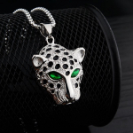 Klassikaline Mood Leopardipea Ripats Kaelakee Isiksus Hip Hop Loom Meeste ja Naiste Ehted Aastap&auml;eva Pidu S&uuml;nnip&auml;evakingitus 60cm