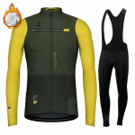 2025 Uus Gobikful - Meeste Jalgrattariiete Komplekt, Termiline Villane Pikk Villane Komplekt ja Pikad P&uuml;ksid V&auml;litingimustes M&auml;girattas&otilde;iduks 3XL