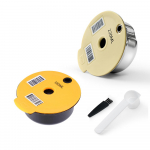 Korduvkasutatavad kohvikapslid BOSCH-s masinale Tassimo Happy Vivy Roostevabast terasest t&auml;idetavad kohvimasina filtrid 180ML/220ML